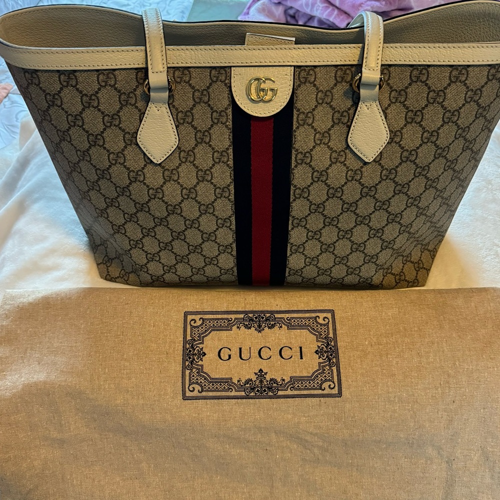 Gucci Ophidia Medium Tote 👜🔴🔵